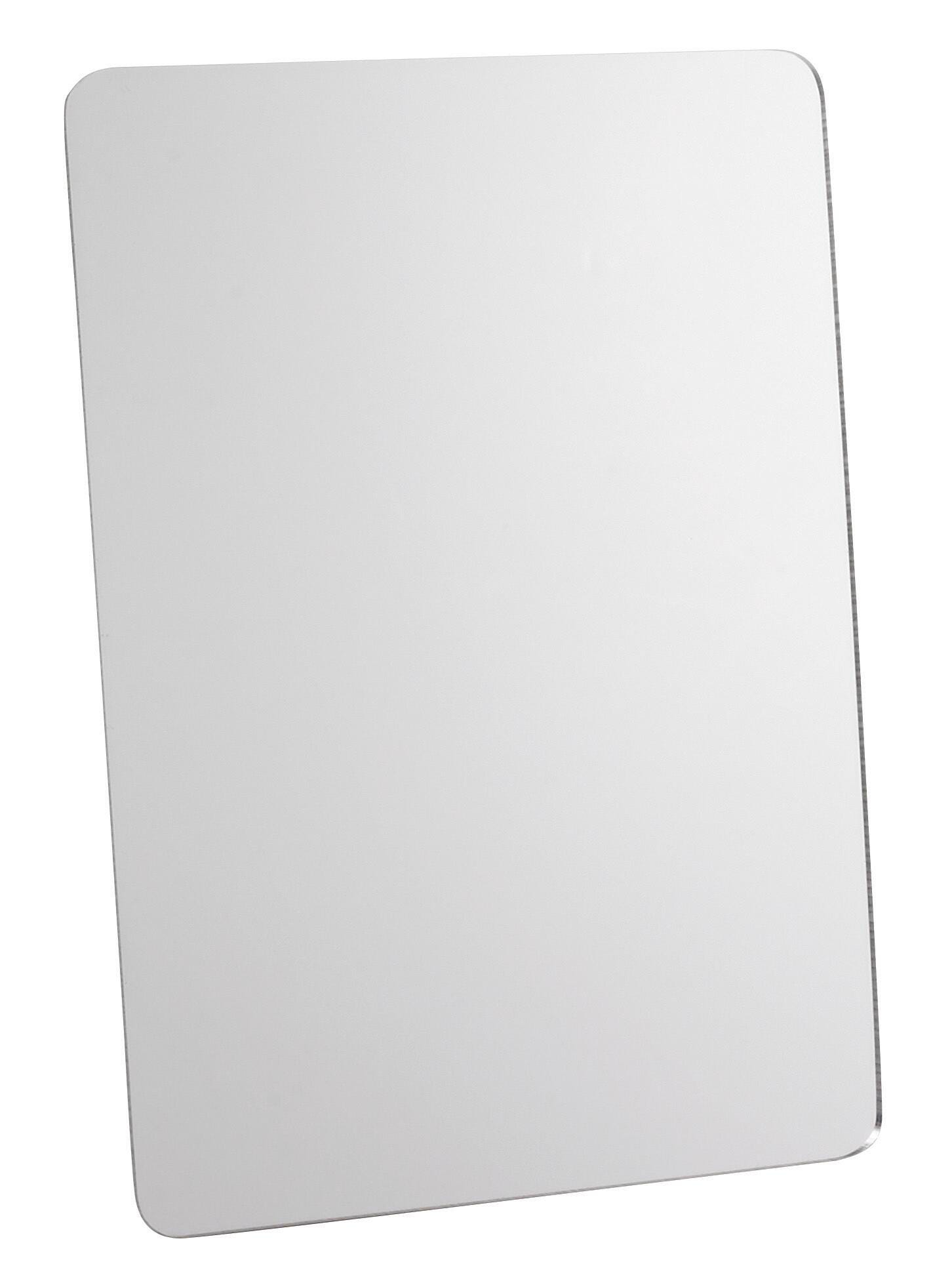 School Smart Rounded Corner Personal Mirror with Magnetic Back 5 L x 7 W in